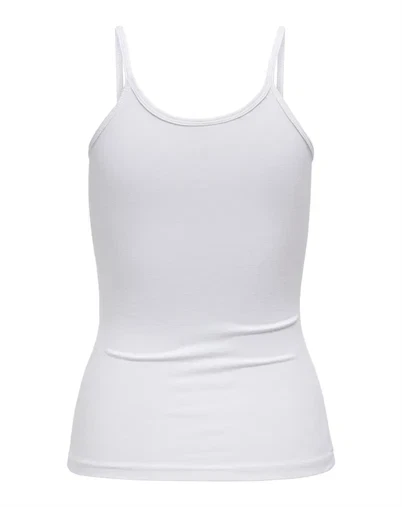Only - Love Strap Singlet Top - White 